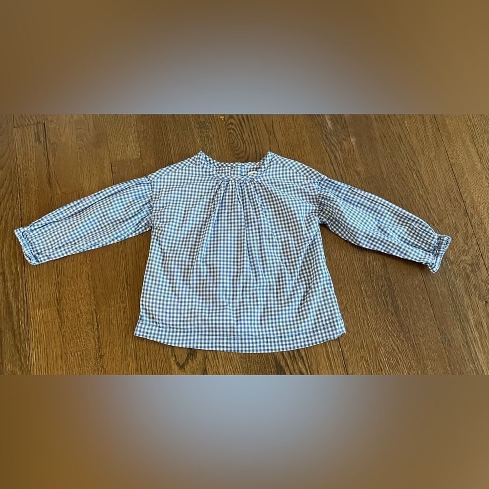 Gymboree Blue Checkered Kids Shirt size 2T